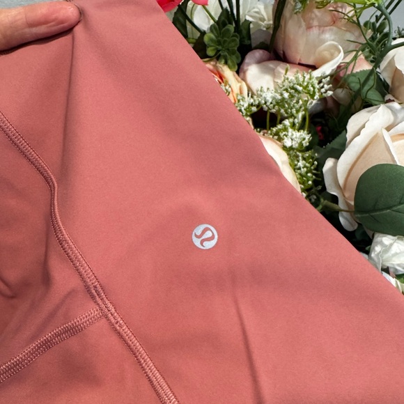 lululemon Align™ High-Rise Pant 28" in soft pink color size 4. - Picture 2 of 14